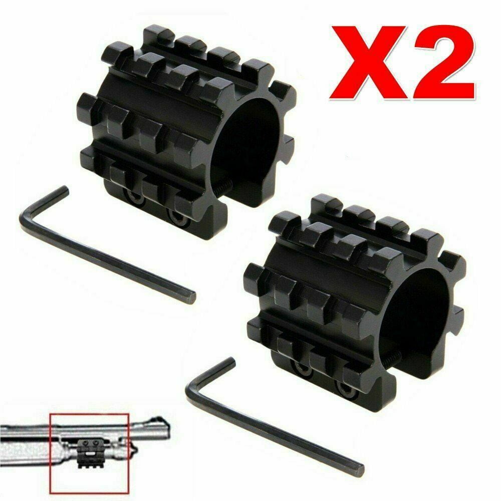 Cocobaby 2pcs Mossberg 500 Remington 870 Shotgun 12GA 1" Tube Picatinny lights/Laser Mount