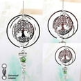 thumbnail image 1 of Cocobaby 3D Rotating Wind Chimes Crystal Ball +Wind Spinner Motor Tree Of Life + Rotation, 1 of 12