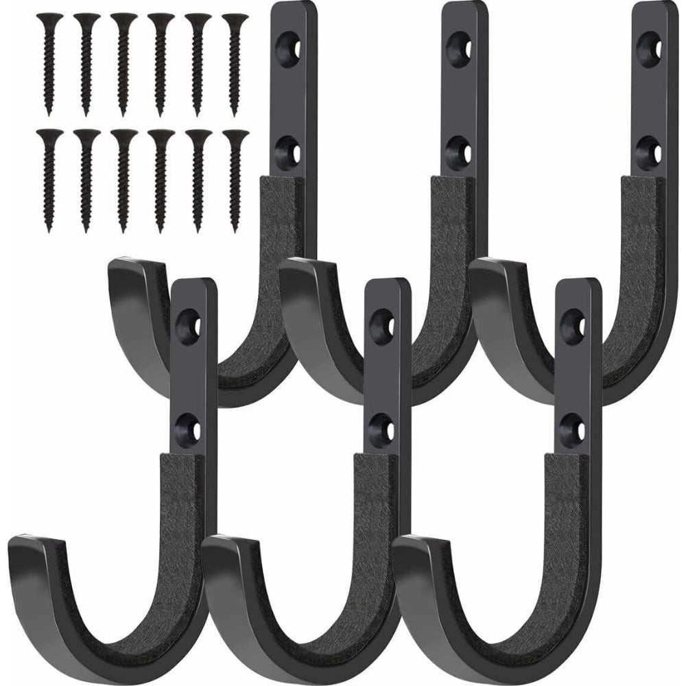 Cocobaby 6pcs Steel Gun Rack Storage Rifles Shotgun Hooks Wall Mount Hangers Archery Bow