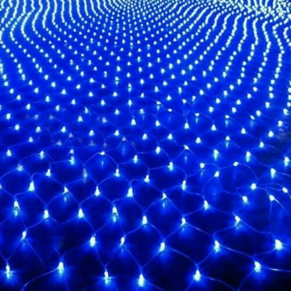 Cocobaby LED Net Mesh Lights Fairy String Curtain Lamp Christmas Party Wedding Xmas Decor