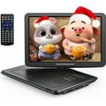 thumbnail image 1 of Cocobear 15.5" Portable DVD Player for Car, Kids Swivel Screen, 1080p, Black, 1 of 10