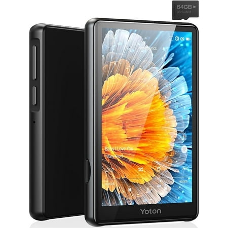 Cocobear MP3 Player with Bluetooth 5.2, 4-inch full Touchscreen, HIFI E-Books, E-Books, Notepad