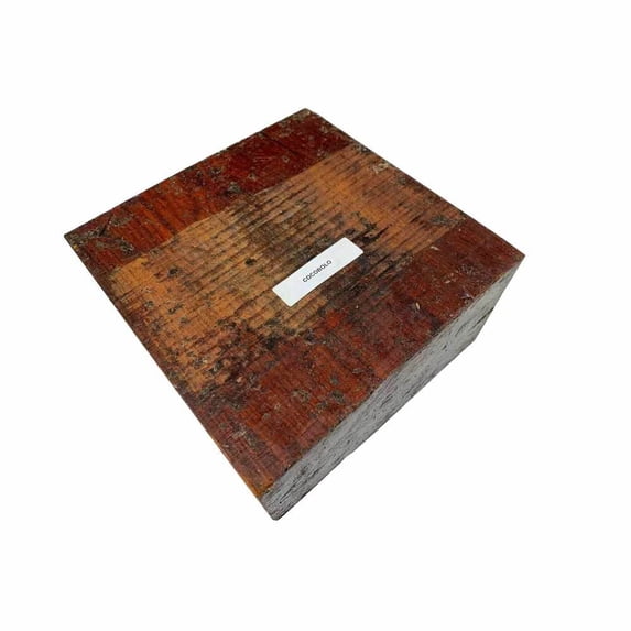 Cocobolo Exotic Hardwood Bowl Turning Wood Blank - 10" x 10" x 2" (1 Piece) - Elevate your Woodworking Projects with Expertly Designed Wood Bowl Blanks for Turning
