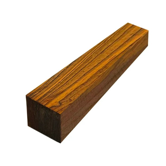 Cocobolo Turning Wood Blanks 2" x 2" x 6" (1 Piece) - Enhance Your Woodworking Skills with Exquisite Wood Turning Blanks