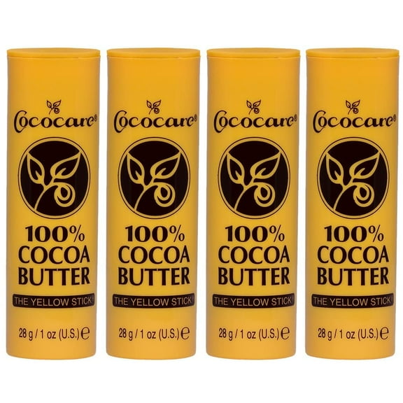 Cococare 100% Cocoa Butter Stick, 1 oz, Pack of 4