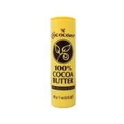 Cococare 100% Cocoa Butter Stick - All-Natural Cocoa Butter Emollient For Ultimate Skin Hydration & Protection - The Yellow Stick - 1 Count