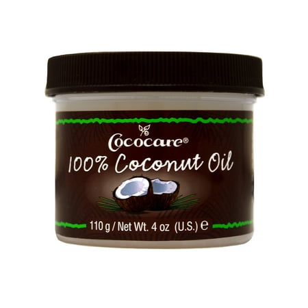 Cococare 100% Pure Coconut Oil - All Natural Coconut Oil for Skin and Hair, 4 OZ - 2 Pack