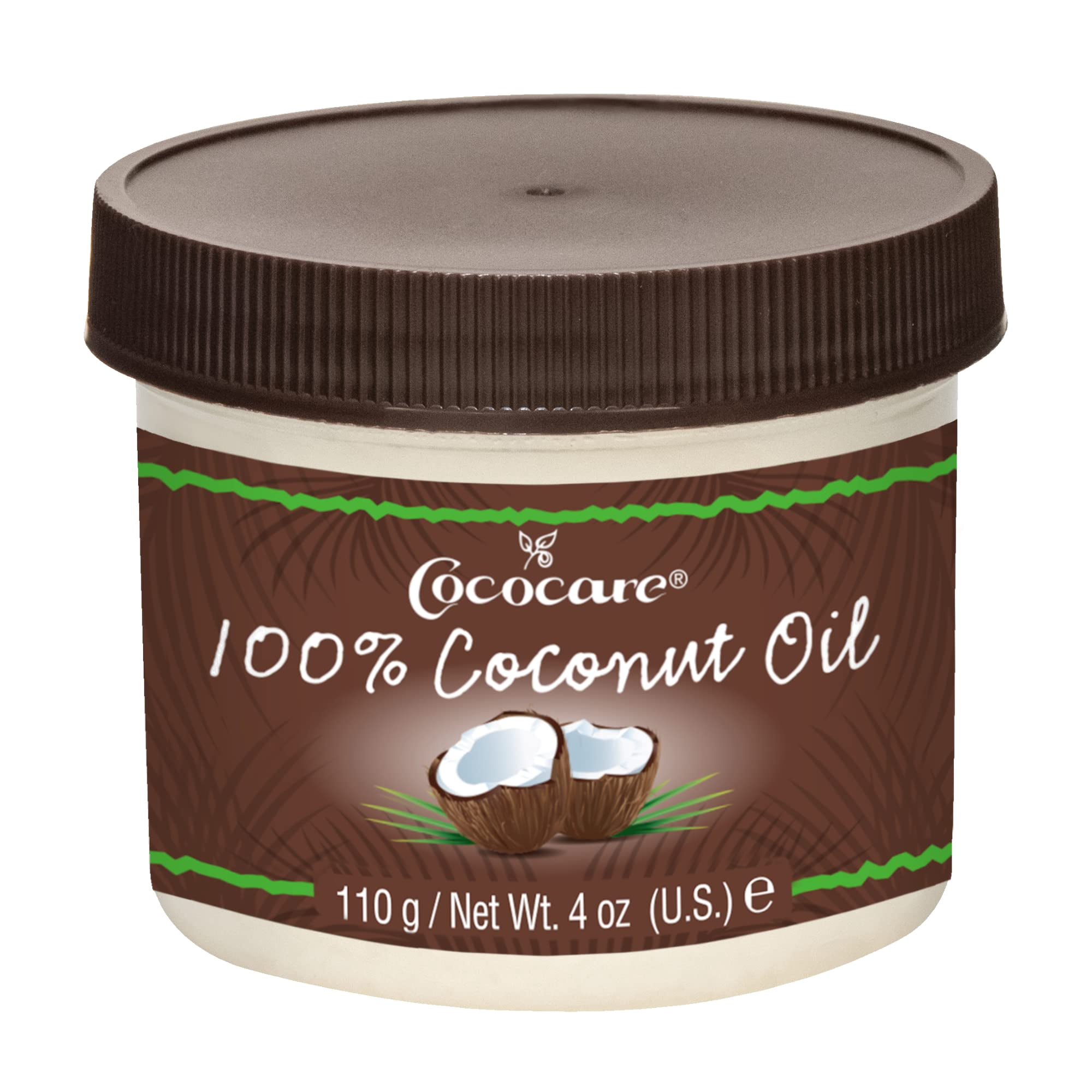 Cococare 100 Coconut Oil All Natural Coconut Oil for Use on Skin & Hair Ideal for All Skin