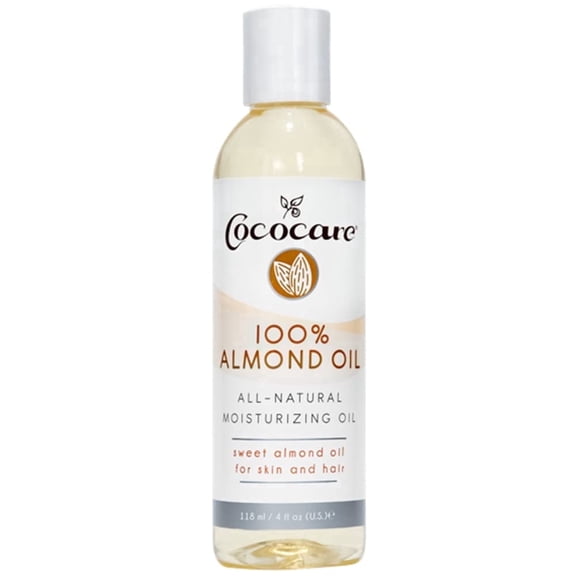 Cococare 100% Natural Almond Oil for Skin and Hair, 4 oz