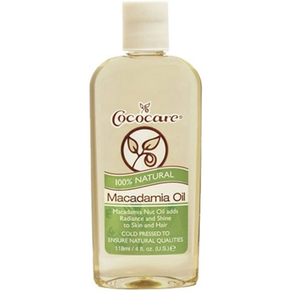Cococare 100% Natural Macadamia Oil, 4 oz