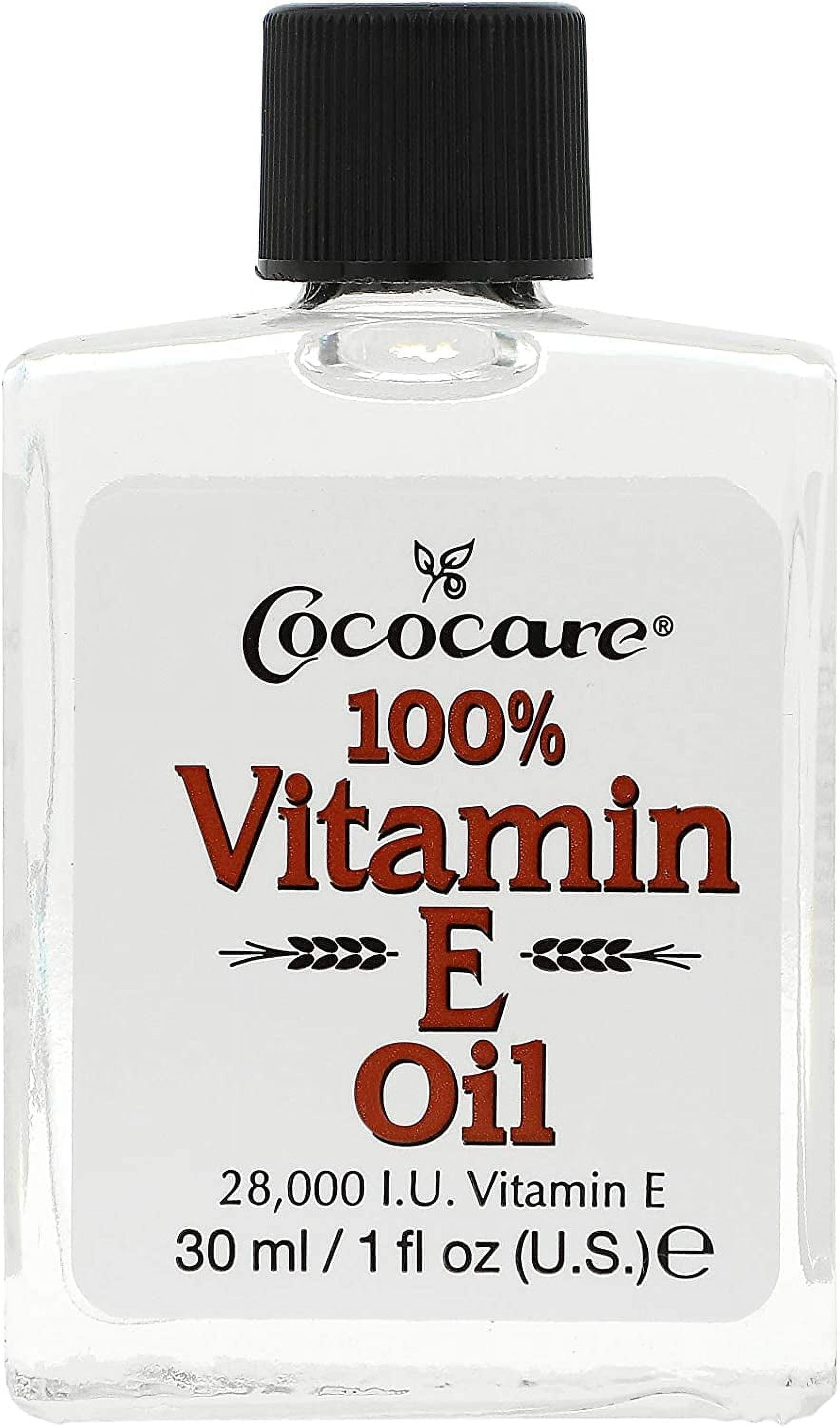 Cococare 100% Vitamin E Moisturizing Oil 28000 Iu For Dry Skin - 1 Oz, 3 Pack