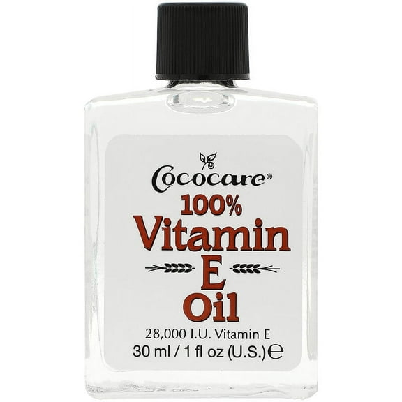 Cococare 100% Vitamin E Oil 28000 IU 1 fl oz (30 ml) Pack of 2