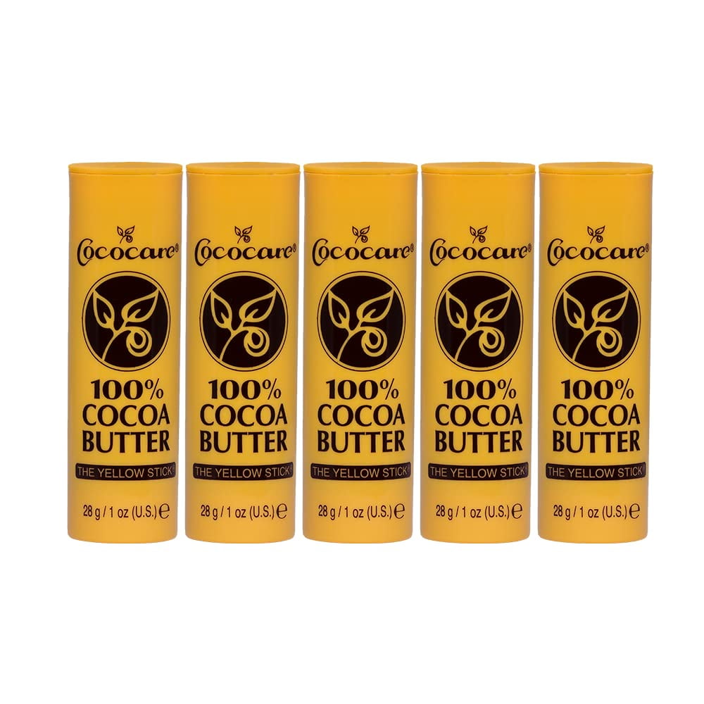 Cococare Coco Cocoa Butter Stick, Stock 100 (1 Oz, 5 Ct)