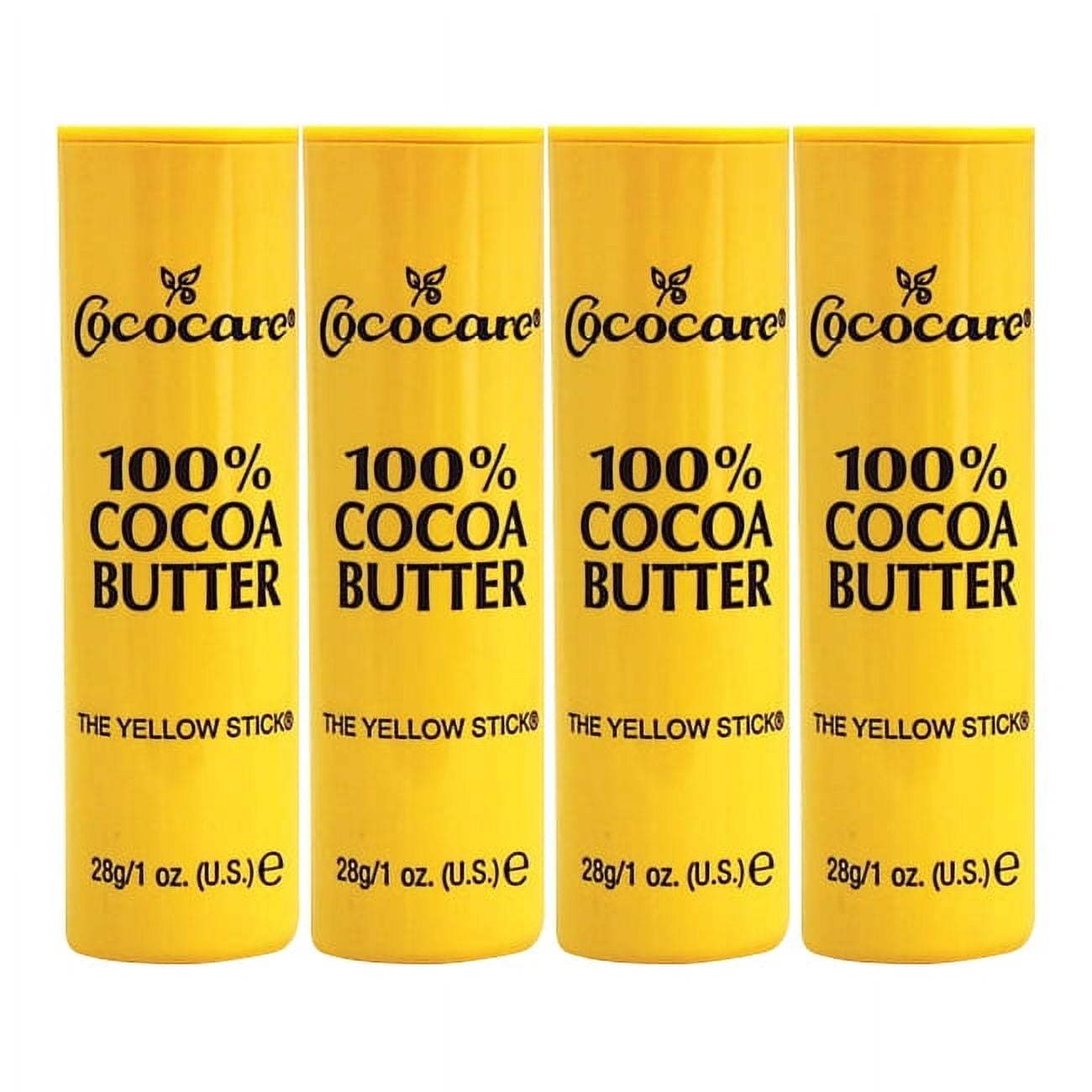 Cococare Cocoa Butter Stick, 1 Ounce, 4 Pack