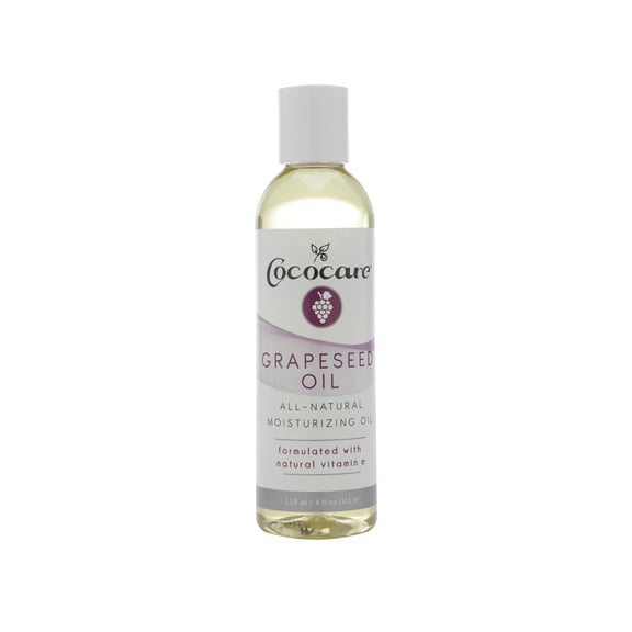 Cococare Natural Grapeseed Oil Infused with Vitamin E, 4 Oz