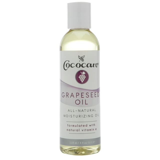 Cococare Natural Grapeseed Oil, 4 Oz.
