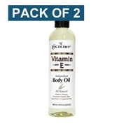 Cococare Vitamin E Antioxidant Body Oil, 8.5 fl oz, Pack of 2