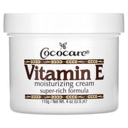 Cococare Vitamin E Moisturizing Cream | Super-Rich Hydrating Face & Body Cream &ndash; 4 oz