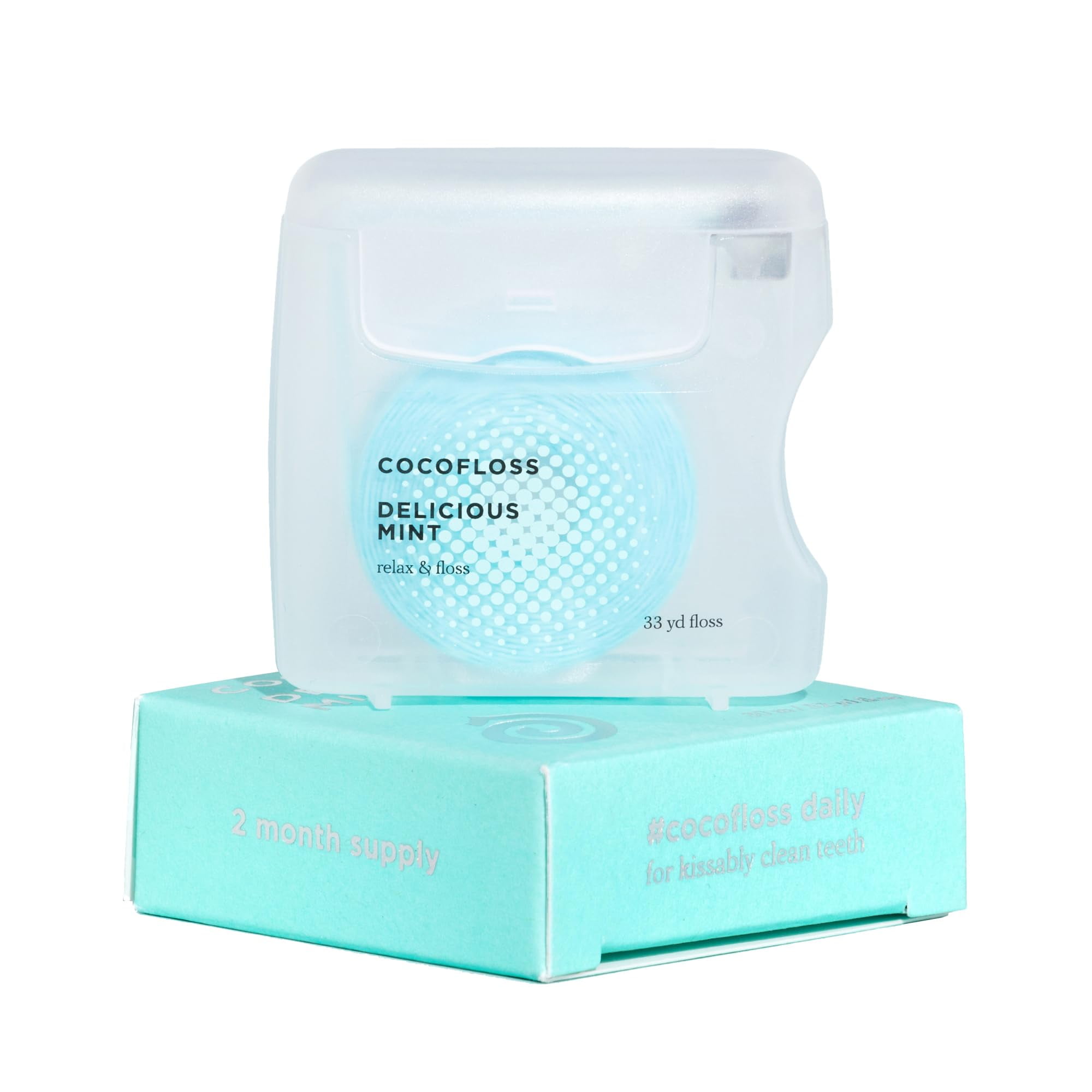 Cocofloss Mint DentistDesigned Vegan and CrueltyFree 32 Yards