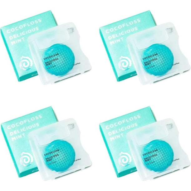 Cocofloss Woven Dental Floss, DentistDesigned Oral Care, Mint, Waxed