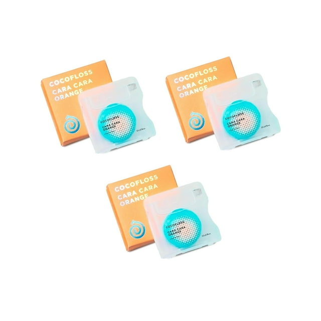 Cocofloss Woven Dental Floss, DentistDesigned Oral Care, Orange Scent