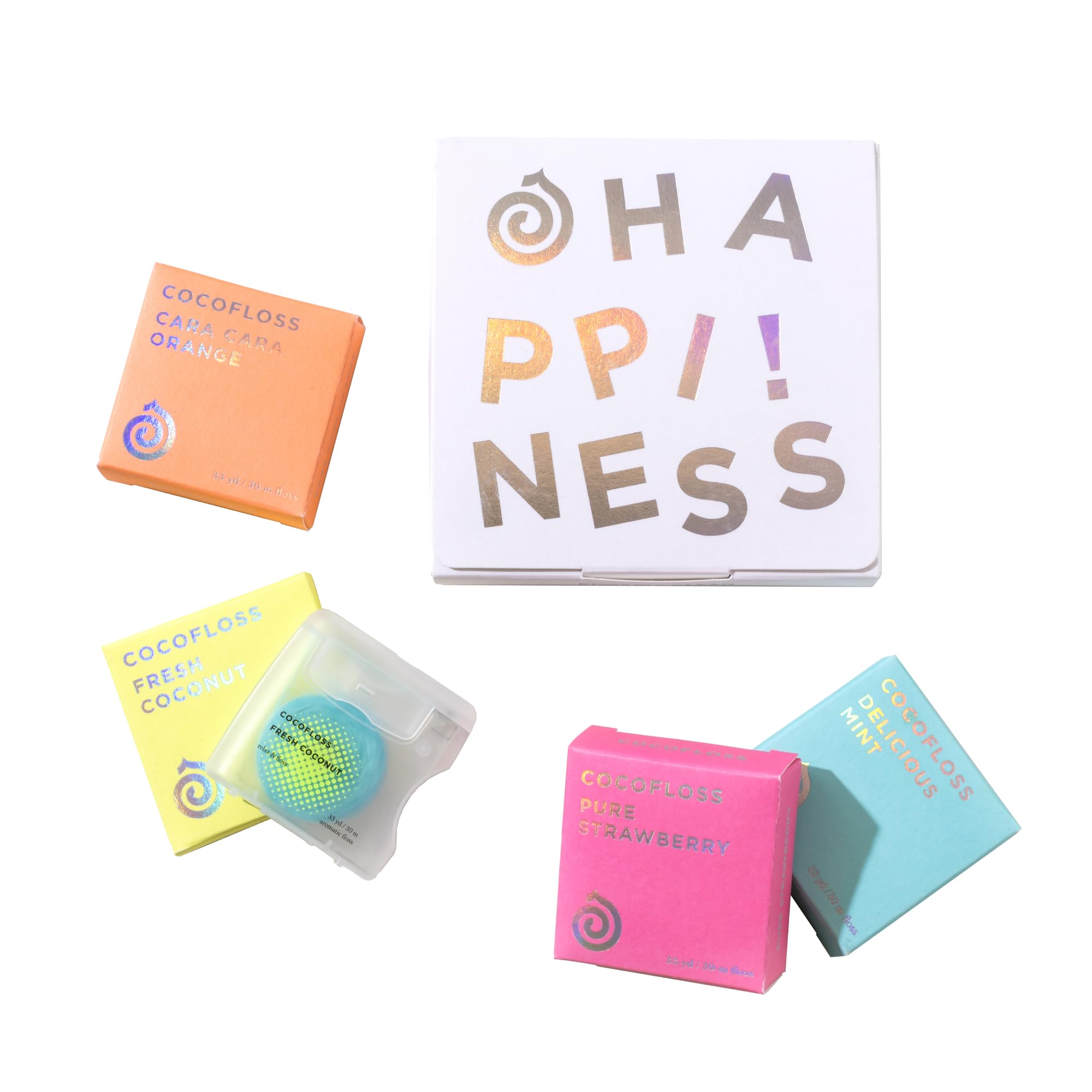 Cocofloss Woven Dental Floss, JMS2 DentistDesigned Oral Care, Waxed