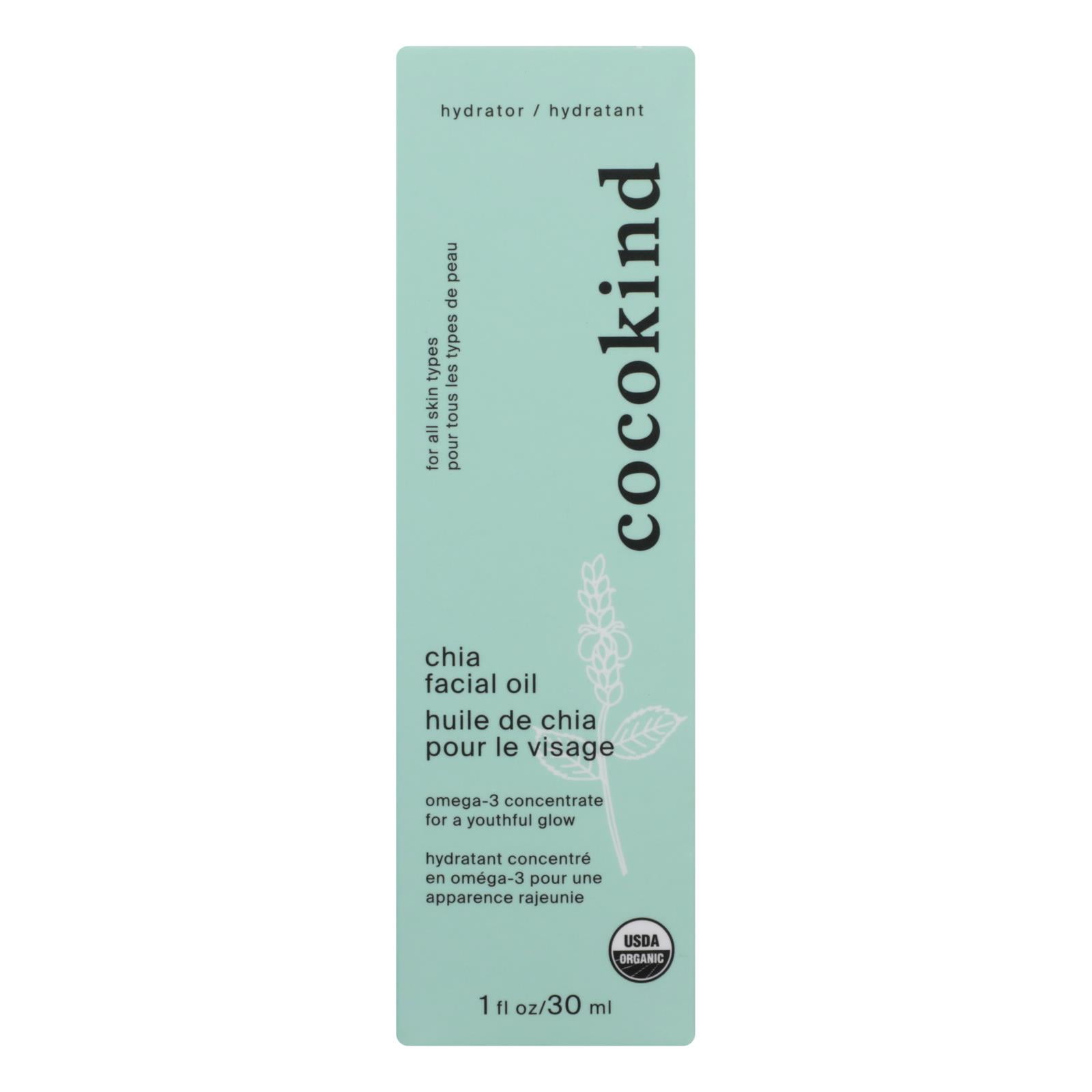 Cocokind Organic Facial Oil Chia 1 fl oz