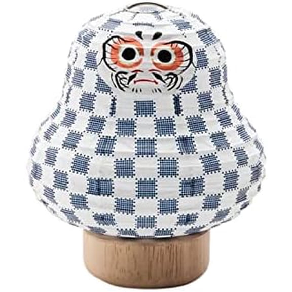 Cocolan Japanese Lantern Paper Lamp - Table Lamp - Cordless LED Mini Bulb - Handmade in Japan - Daruma Good Luck Charm$$Tools & Hardware Other