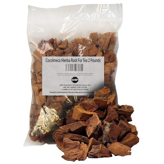 Cocolmeca Hierba Root For Tea 2 Pounds-Mexican Herbs No Processing aka Chaney Root Wood