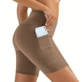 thumbnail image 1 of Chiccall Shorts for Women High Waisted Stretchy Tummy Control Biker Shorts Summer Lounge Workout Running Yoga Shorts with Side Pockets, 1 of 7