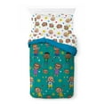 4Piece JJ and Friends Green Microfiber Child BedinaBag