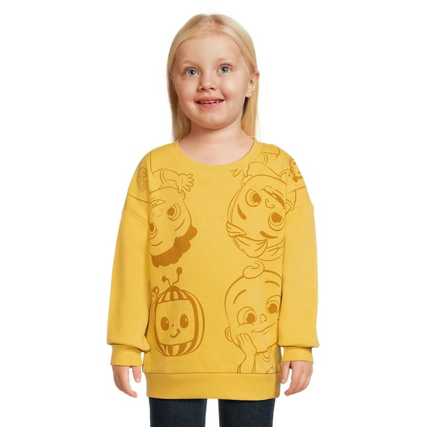 Baby & Toddler Girls’ Crewneck Sweatshirt, Sizes 12M to 5T