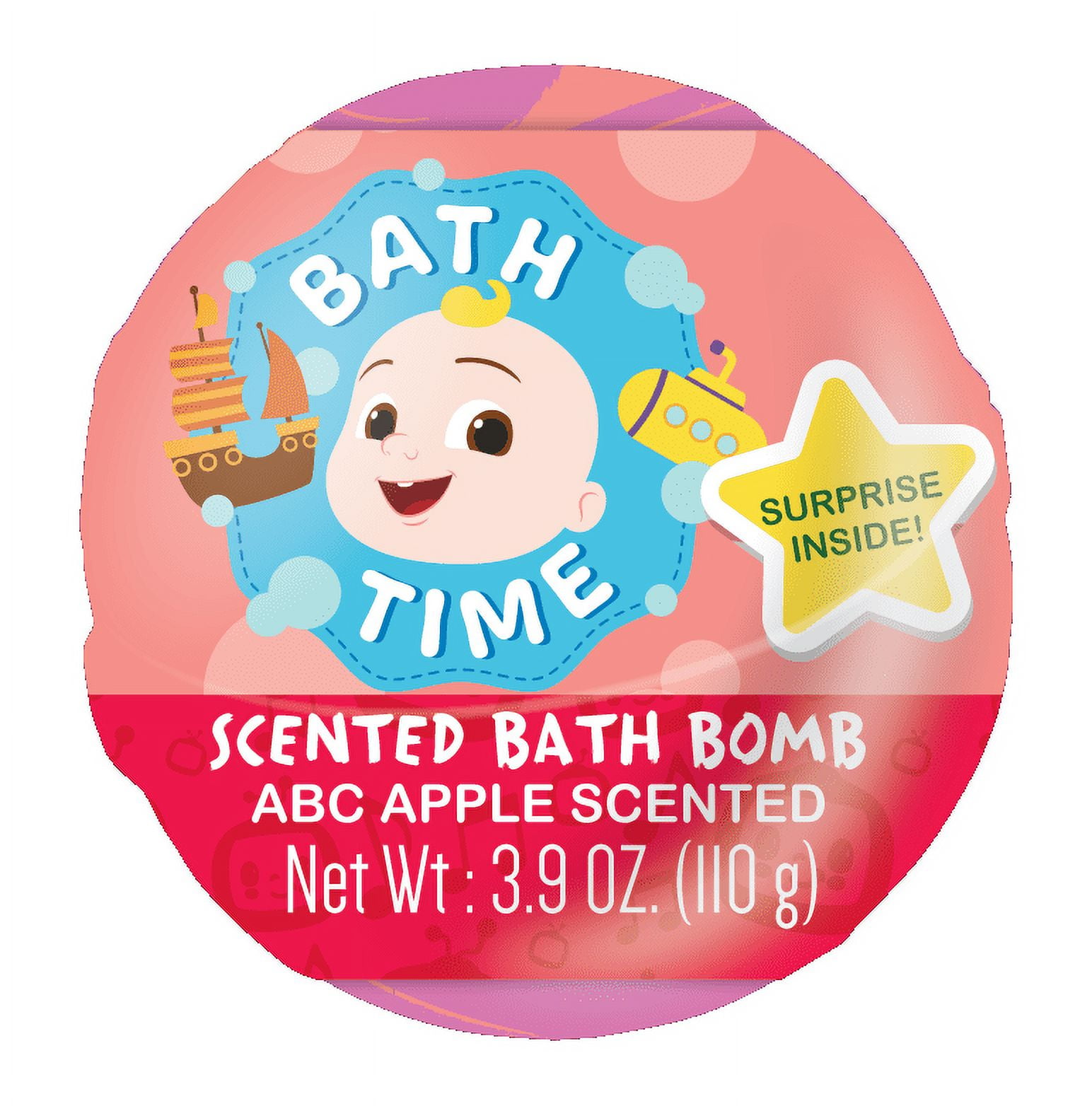 Cocomelon Bath Bomb Surprise - Pink