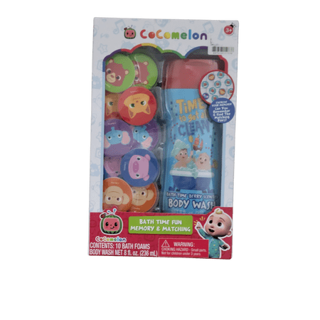 Cocomelon Bath Time Fun Memory and Matching for kids