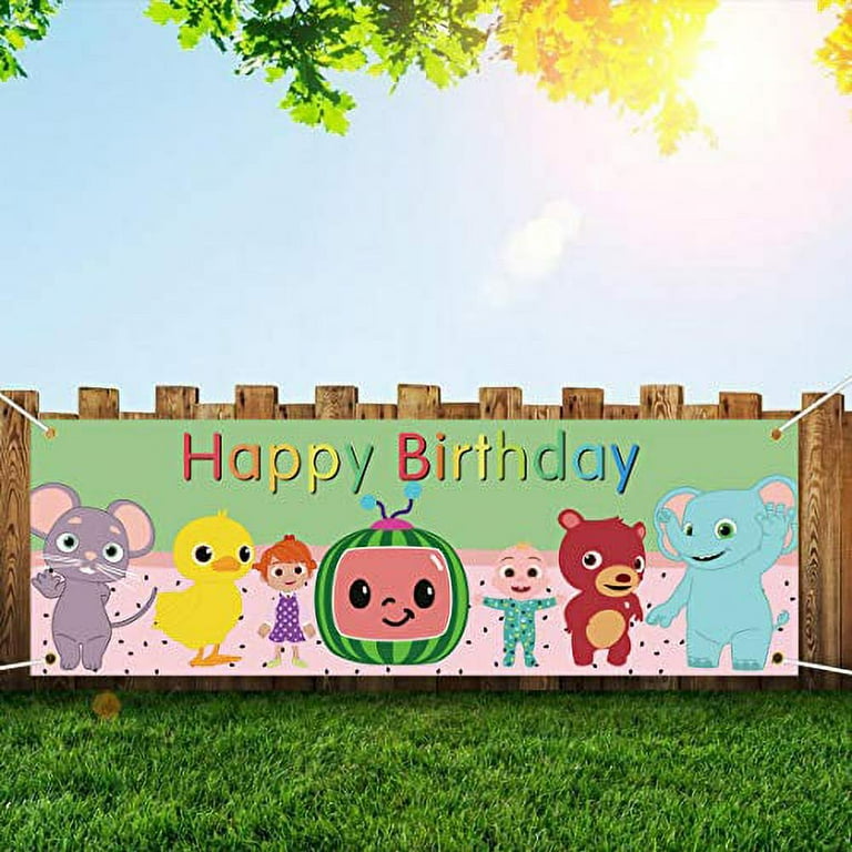 Cocomelon birthday sales banner