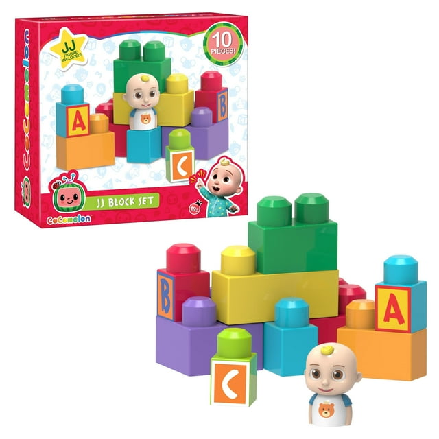 Cocomelon Block Set, Kids Toys for Ages 18 month