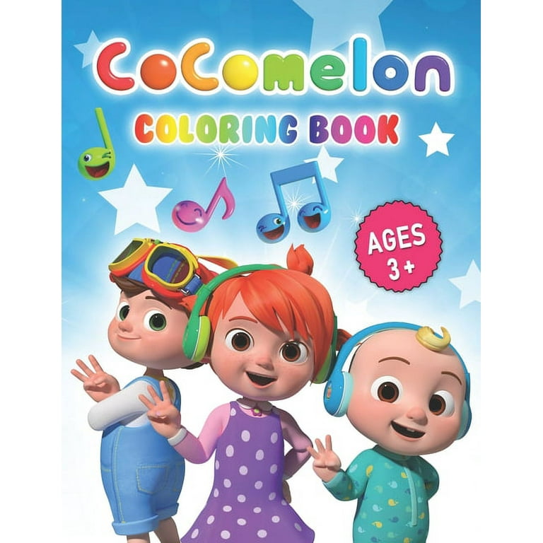 Cocomelon Coloring Book : Shapes Coloring Pages, 123 Coloring Pages, ABC  Coloring Pages, Other Coloring Pages (Paperback)