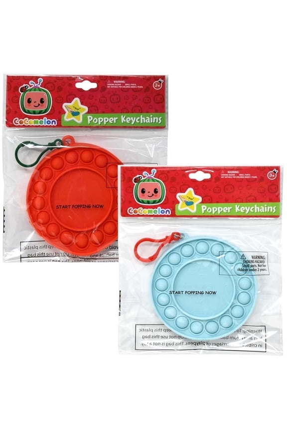 Fidget Pop Toy Keychain, 2-Pack