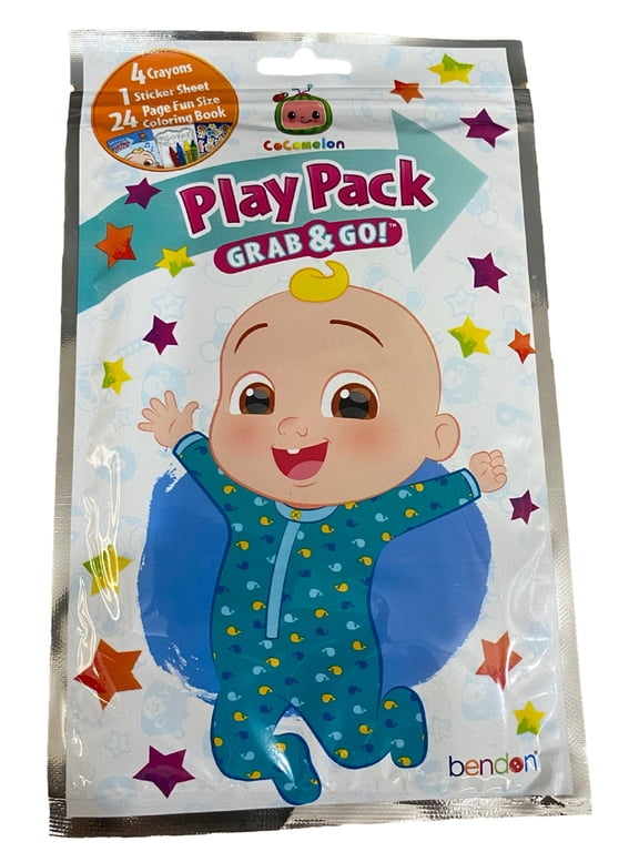 Cocomelon Grab and Go Play Pack Party Favors 6ct