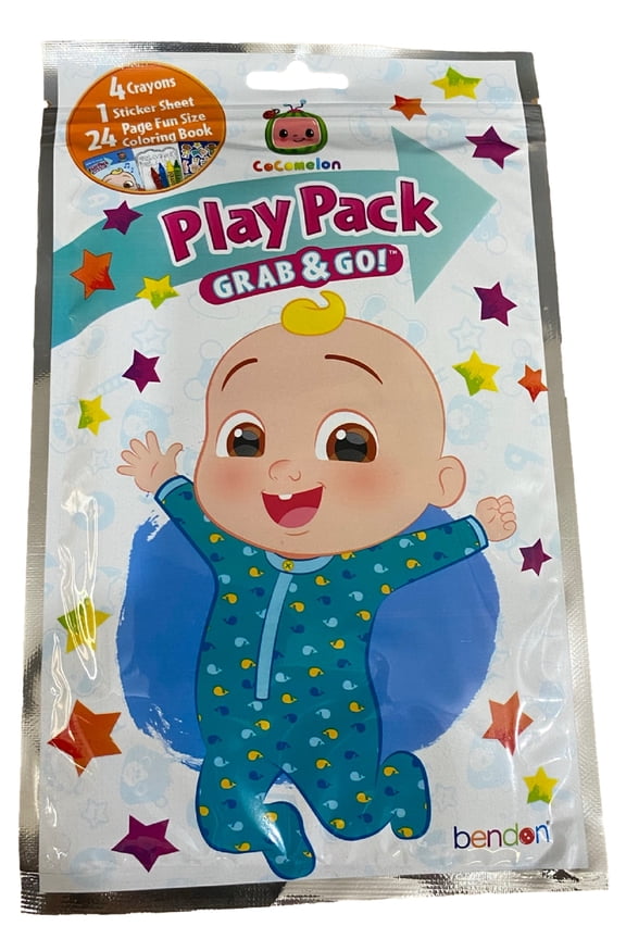 Cocomelon Grab and Go Play Pack Party Favors 6ct