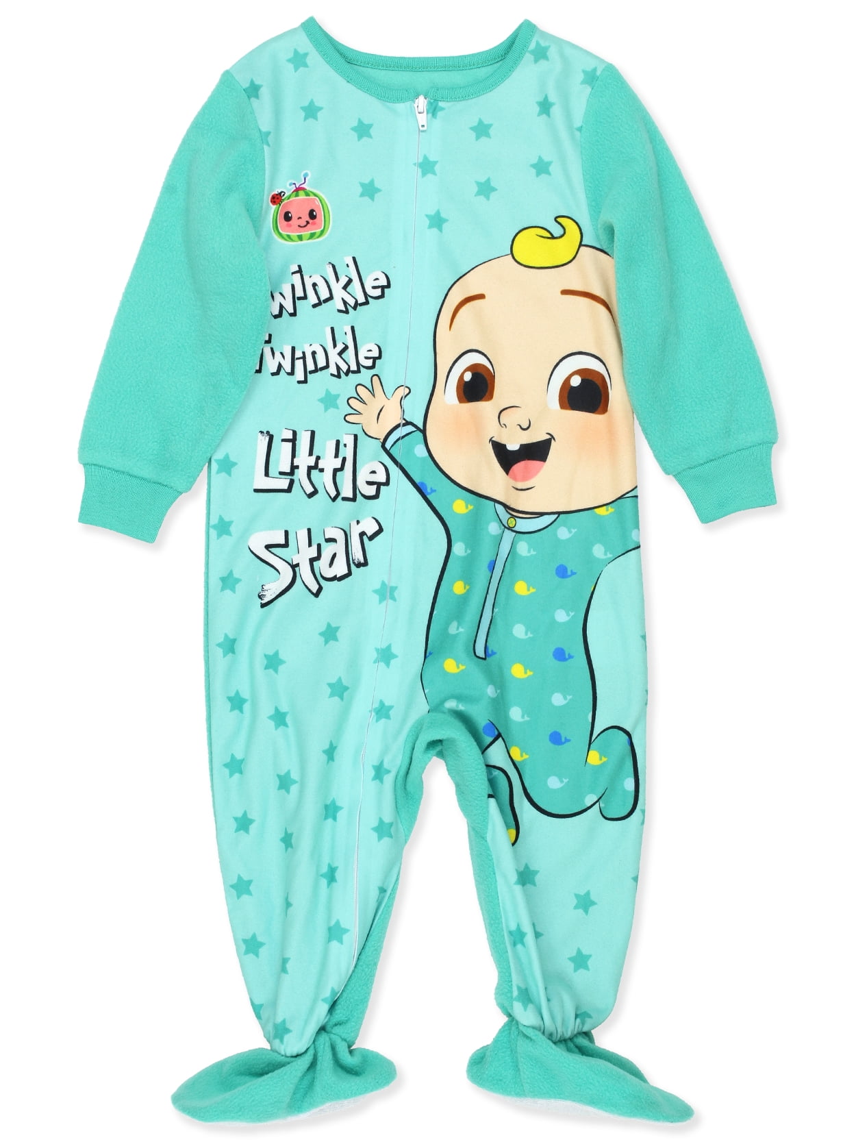 CoComelon Brandclub Cocomelon JJ Little Star Toddler Infant Footed Blanket Sleeper Pajamas K254212CM