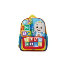 Cocomelon JJ's Playtime Interactive Mini Backpack for Boys and Girls, Pre-school Schoolbag with Padded Back and Adjustable Straps, Versatile 12”
