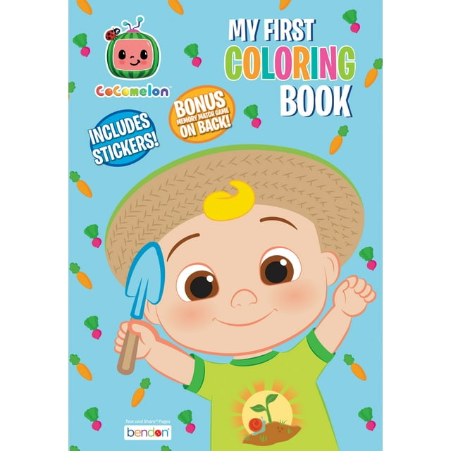 Cocomelon My First Coloring & Activity Book, 24 Pages Paperback ...
