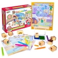 thumbnail image 1 of Cocomelon Stamp Set by Creative Kids - 36+ pcs Wooden Stamps Set - Montessori Birthday Gift for Girls Boys Toddlers Ages 3+, 1 of 7