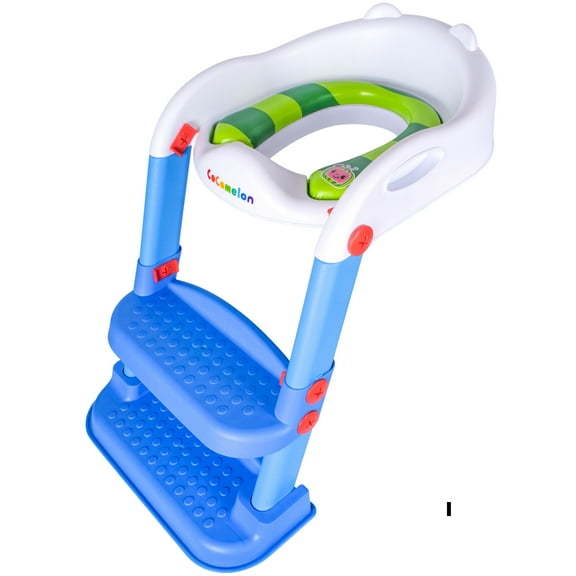 Cocomelon Step up Potty - Ladder Toilet Trainer for Toddlers 12 Months and Older, Unisex