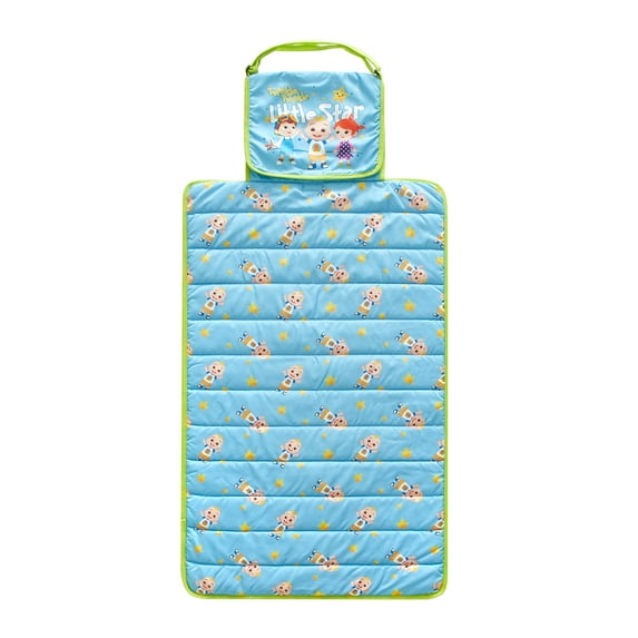 Cocomelon Super Soft Travel Nap Mat for Kids, Blue