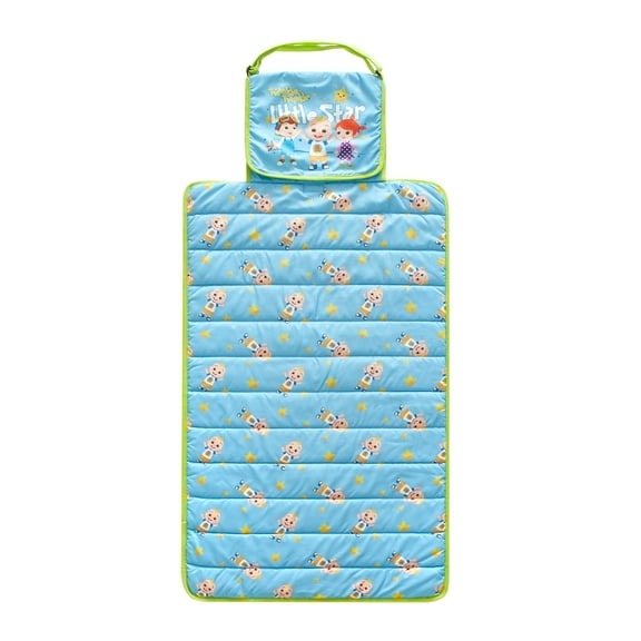 Cocomelon Super Soft Travel Nap Mat for Kids, Blue