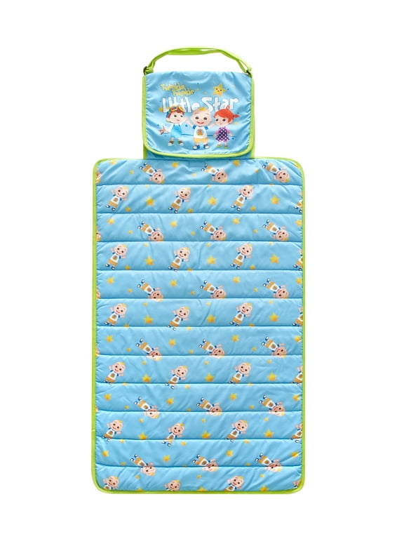 Cocomelon Super Soft Travel Nap Mat for Kids, Blue