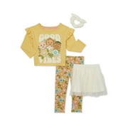 Cocomelon Toddler Girl Role Play Set, 4-Piece, Sizes 12M-5T