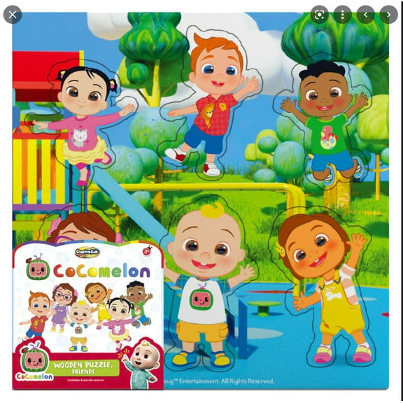 Cocomelon Wooden Puzzle, Bedtime with 7 Pieces
